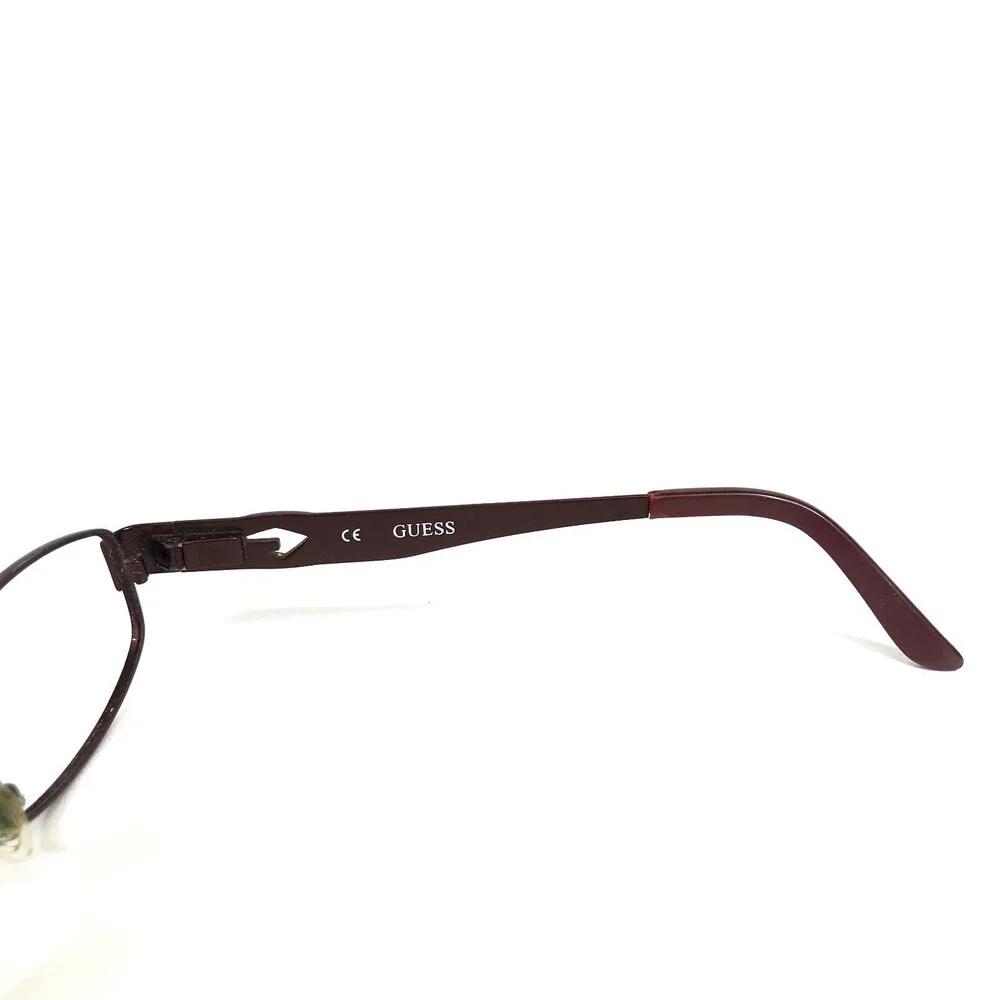 Guess Eyeglasses Frames GU2214 BU Red Rectangular Full Rim 51-18-135